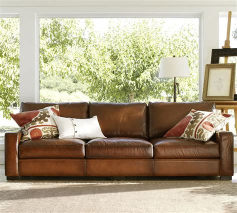 are pottery barn leather sofas good quality